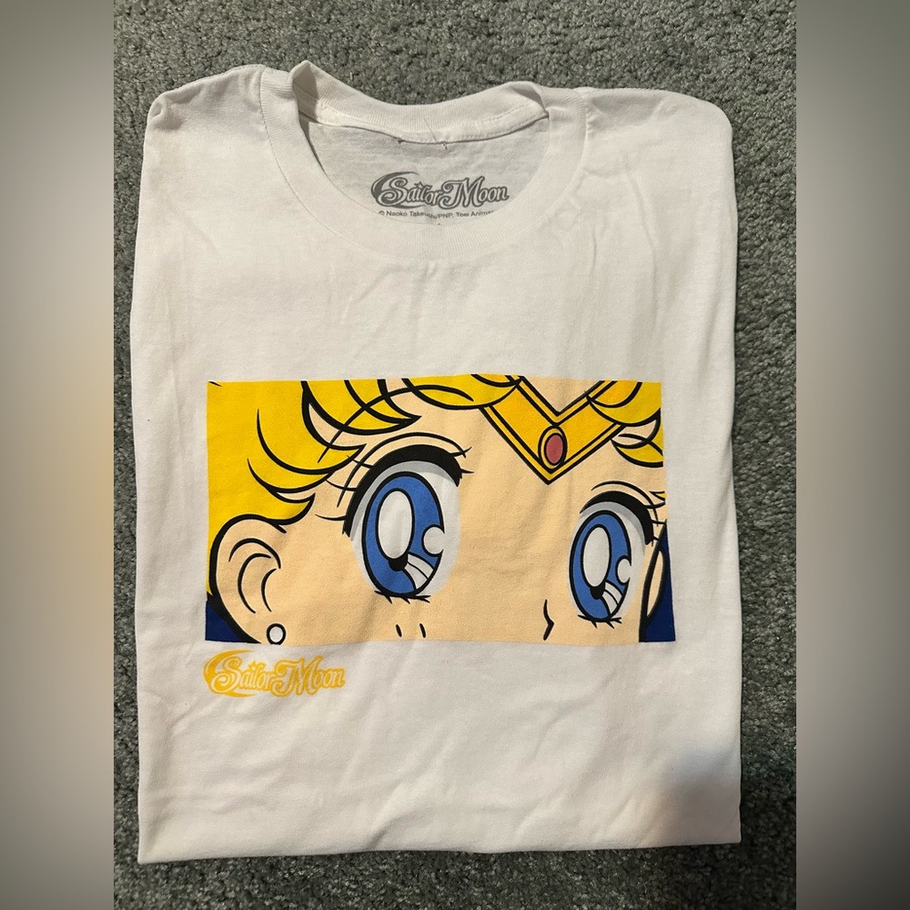 Sailor Moon Graphic Tshirt White Mens Large Naoko Graphic Novel memorabilia